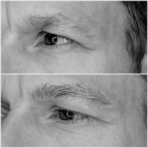 Microblading and Lash Enhancement Tattoo for men