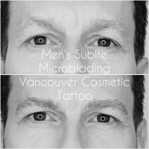 Microblading and Lash Enhancement Tattoo for men