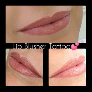 Before and After Photo for lip blush tattoo